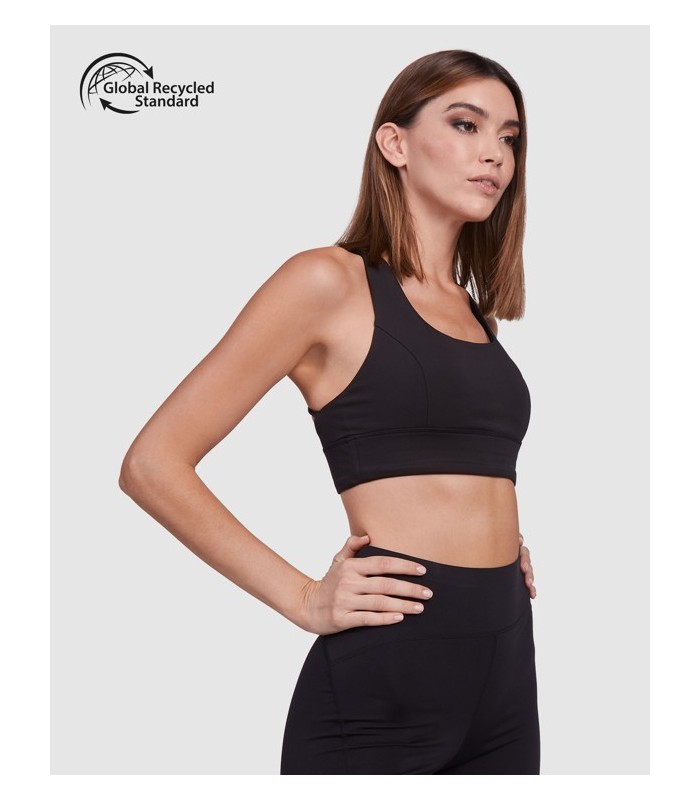 Top deportivo Sebring personalizable con tirantes cruzados