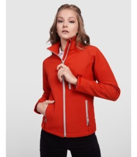 Chaqueta softshell Antártida Woman personalizable de corte entallado