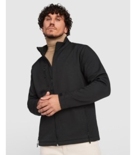Chaqueta softshell Nebraska personalizable con cremallera a tono