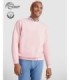 Sudadera orgánica personalizable Batian color blanco unisex
