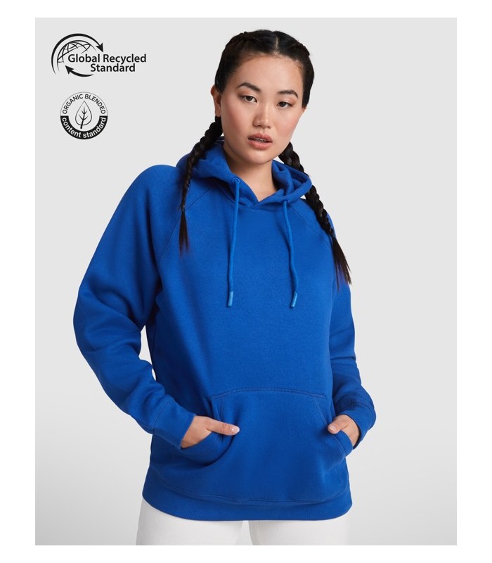 Sudadera orgánica unisex Batian con capucha personalizable