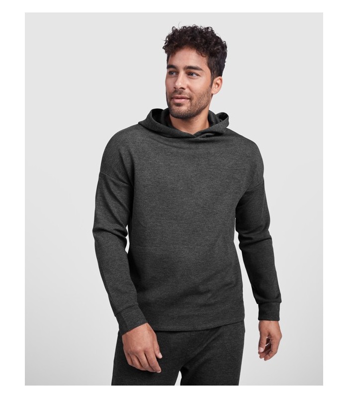 Sudadera ligera con capucha MANASLU unisex en color gris oscuro