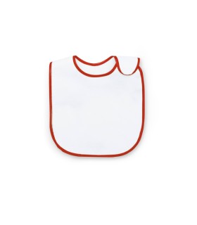 Babero personalizado Dummy con ribete de colores